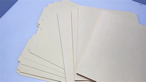 Custom A4 Manila Paper File Folder With 13 Cut Tap