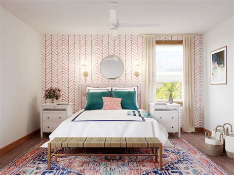Modern Eclectic Bedroom Design By Havenly Interior Designer Annie