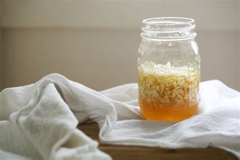 diy garlic honey for for cold and flu season preparation