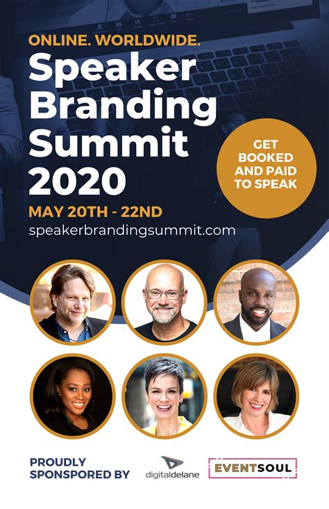 Speaker Branding Summit Ad 6 Speakers Pam Perry Pr And Branding Solutions