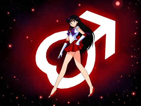 Sailor Mars Final Pose Manga Uniform On