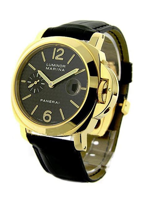Pam00140 Panerai Marina 44mm Yellow And White Gold Essential Watches