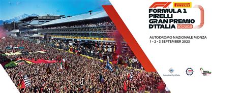Formula 1 Gran Premio Ditalia Tickets Ticketone