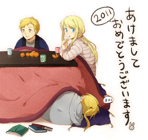 Riru Alphonse Elric Edward Elric Winry Rockbell Fullmetal Alchemist 10s 2011 Blonde Hair