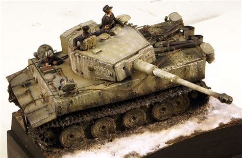 Tiger I By Steve Fall Dragon 1 35 Model Tanks Military Diorama