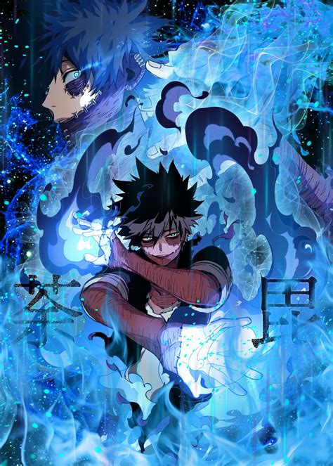 Blue Anime Aesthetic Dabi Anime Wallpaper Hd
