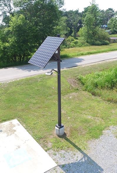 Pole Mounted Solar Powered Led Lighting National Solar Technologies