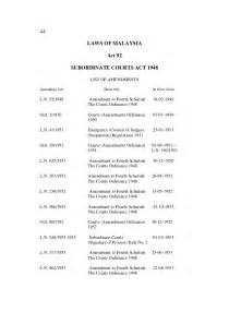 Without prejudice to the interpretation acts 1948 and 1967  act 388, the word month, where it occurs in any judgment order, direction or other document forming part of any proceedings in court, means a. Act 92 subordinate courts act 1948