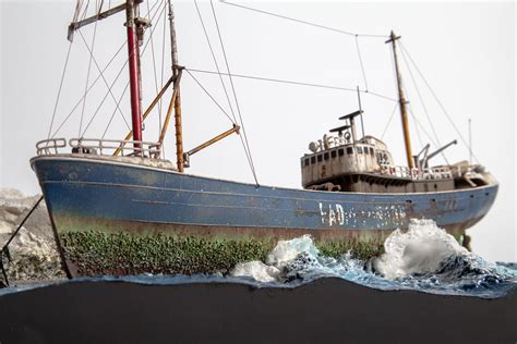 Revell Fishing Trawler As Abandoned Radio London Pirate Radio