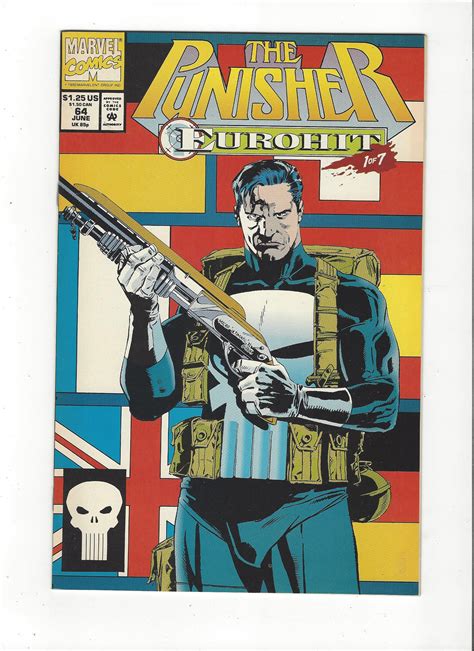 The Punisher 64 1987 Eurohit 1 Of 7 Marvel Comics Nm Comic Books