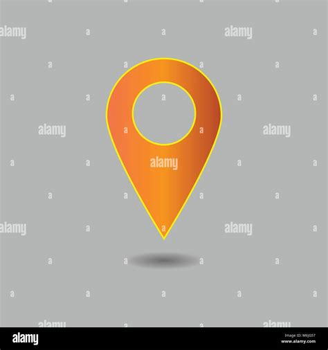 Vector Of Map Pointer Icon Gps Location Symbol Flat Design Style