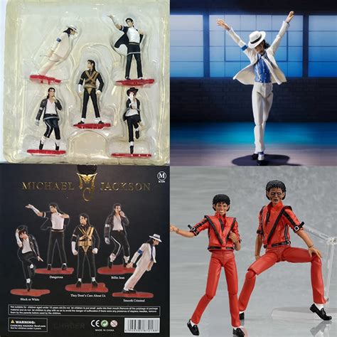 Michael Jackson Smooth Criminal Moonwalk Action Figure Collection Model