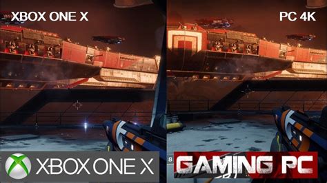 Destiny 2 Xbox One X Vs Pc 4k Gameplay Graphics Comparison Youtube