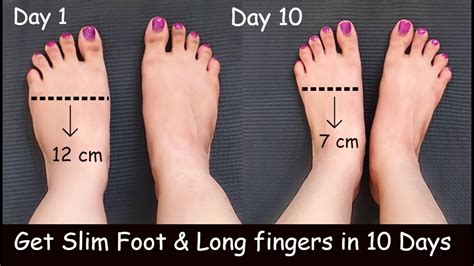 Lose Leg And Foot Fat In 1 Week Slim Feet With Foot Exercise Slim