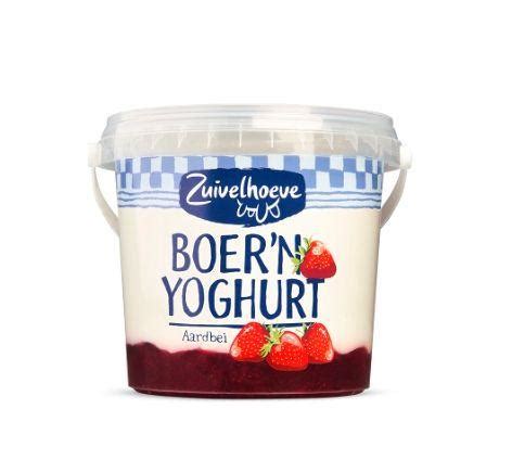 Zuivelhoeve Boer N Yoghurt Aardbei Productnieuws Nl