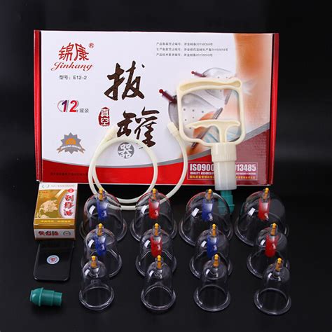 12 Plastic Different Size Vacuum Cupping Sethijama Cupping Kitset For Beauty China Cupping