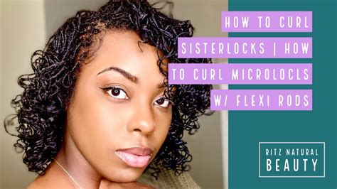 How To Curl Sisterlocks How To Curls Microlocks Curls For Medium