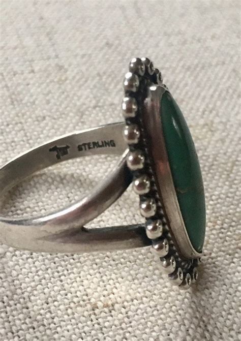 Bell Trading Turquoise Ring Band Vintage S Native American Navajo