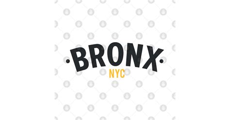 New York Bronx New York Bronx Schriftzug Bronx Logo New York