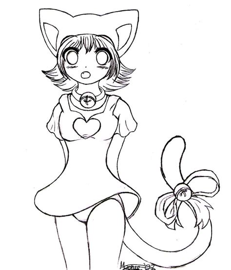 Neko Neko Lineart By Oreokeki On Deviantart