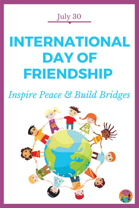 Read further and check out the day's history, who established this day & significance. International Day of Friendship | Globe Trottin' Kids