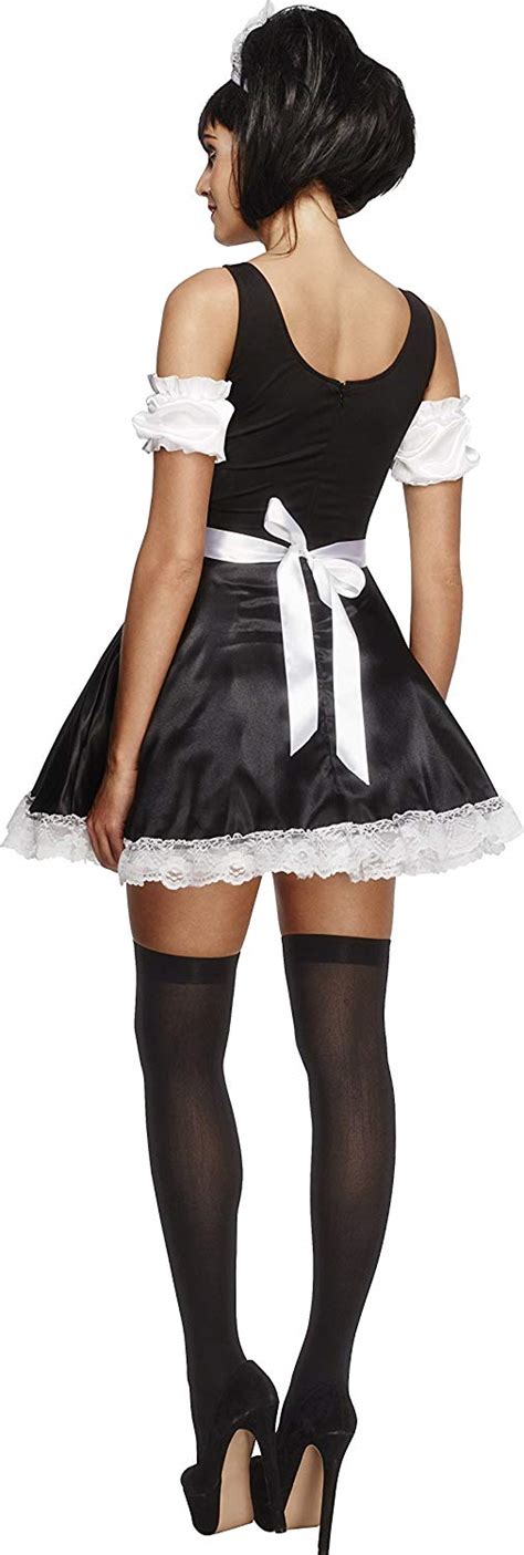 Fever Adult Womens Flirty French Maid Costume Dress