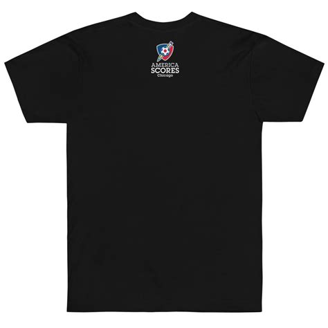 Soccer And Poetry And Community Service Unisex Black T Shirt — America Scores Chicago