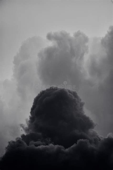 Dramatic Black Smoke From A Fire Stock Photo Image Of Burn Black