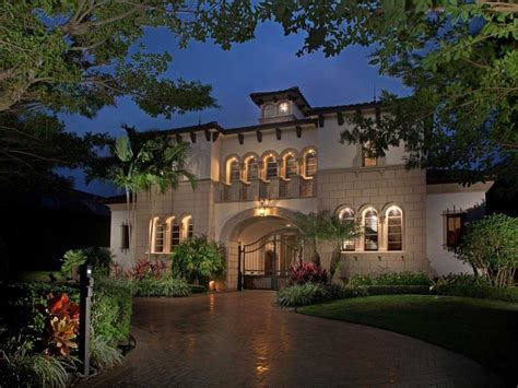 Mansions Courtyard Entry Spanish Style Homes