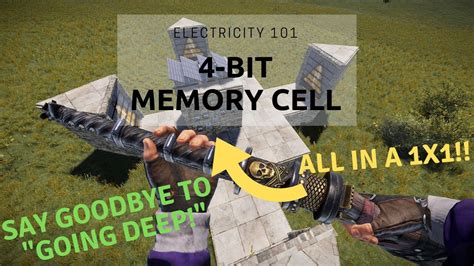 Rust Electricity 101 4 Bit Memory Cell S01 Ep6 Youtube