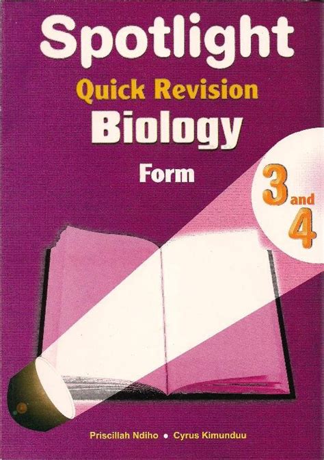 Some individuals can taste this chemical others cannot. Spotlight Quick Revision Biology Form 3 and 4 | Text Book ...