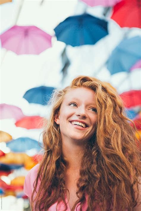 Portrait Of A Happy Redhead By Stocksy Contributor Lumina Stocksy