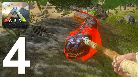 Ark Survival Evolved Mobile Gameplay Walkthrough Part 4 Bow And