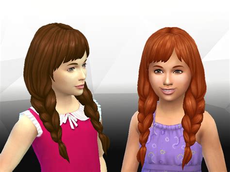 My Sims 4 Blog Spring Braids For Girls By Kiara24