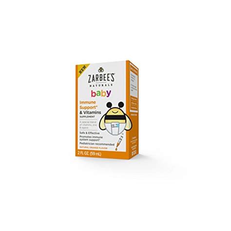 Zarbees Baby Immune Support And Vitamins 2 Fl Oz