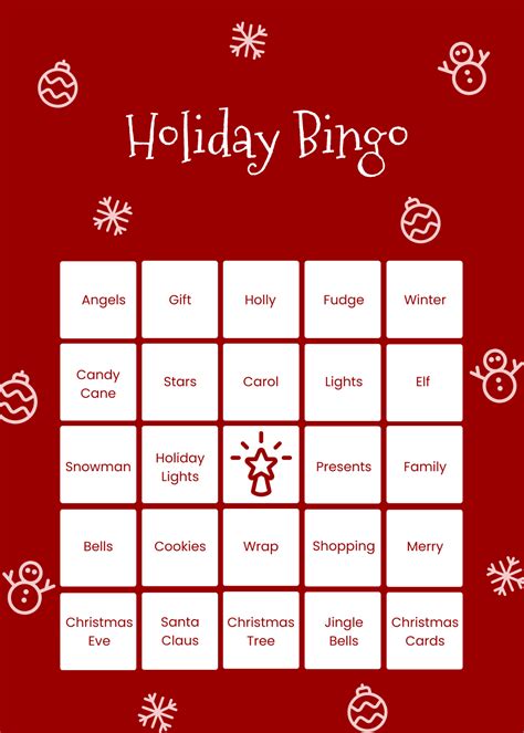 Free Bingo Card Templates And Examples Edit Online And Download