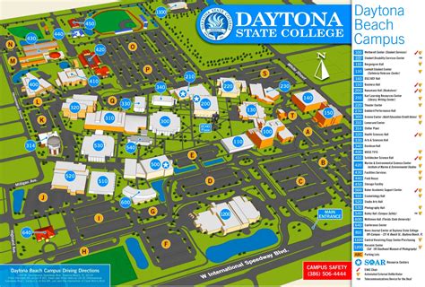 Daytona State College Campus Map