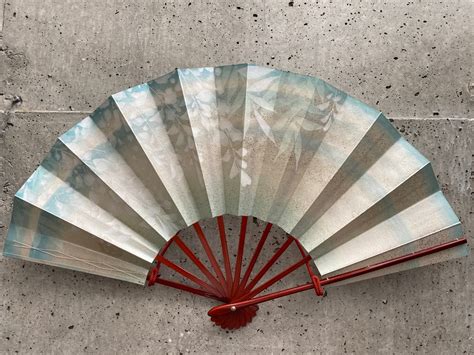 Vintage Paper Fan Japanese Vintage Fan Folding Fan Etsy