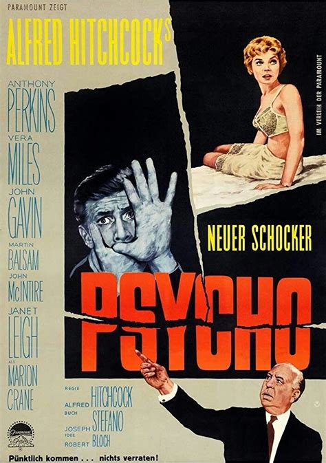 Psycho 1960 Movie Posters Alfred Hitchcock Movies Alfred Hitchcock