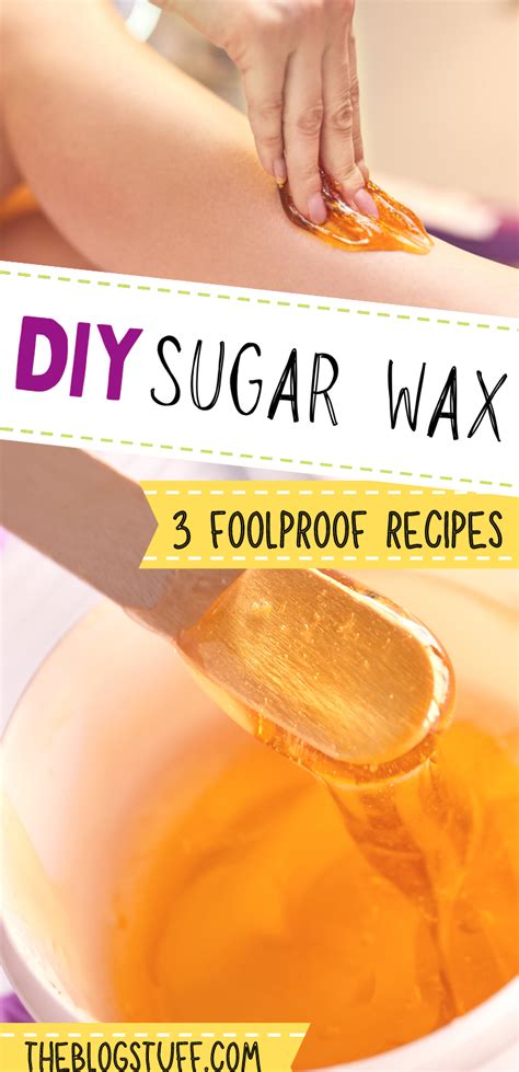 How To Make Sugar Wax At Home 3 Easy Foolproof Diy Recipes In 2021 Sugar Waxing Sugar Wax