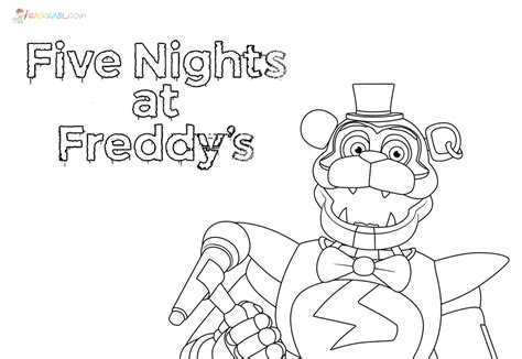 Five Nights At Freddys Coloring Pages