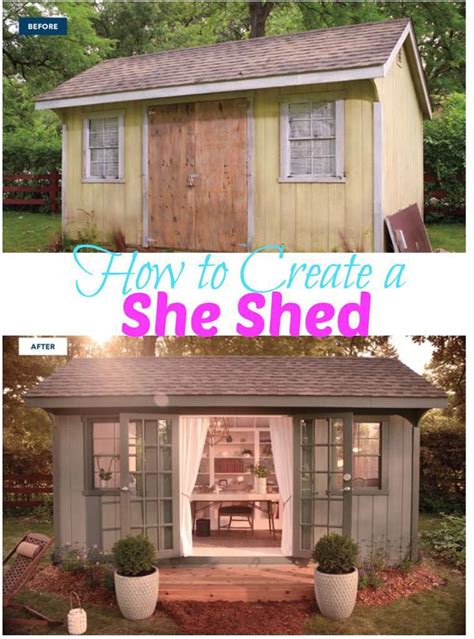 Six Amazing She Shed Ideas Daily Leisure Building A Shed Shed She Sheds