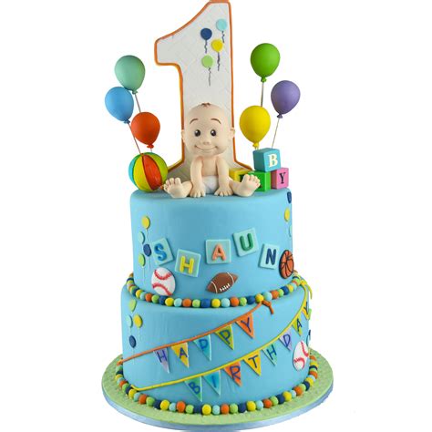 Order the best cake online for your kid's first birthday. Shaun 1st Birthday (fondant)