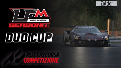 Lfm Duo Cup Zolder Round Ferrari Gt Assetto Corsa