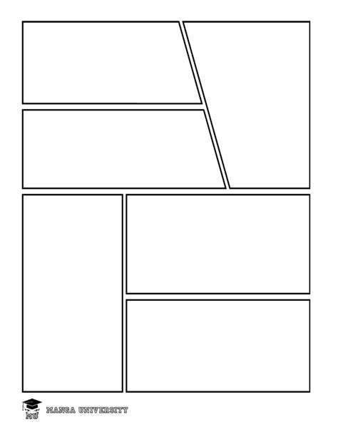 How To Draw Manga Blank Comic Book Practice Pages Manga University