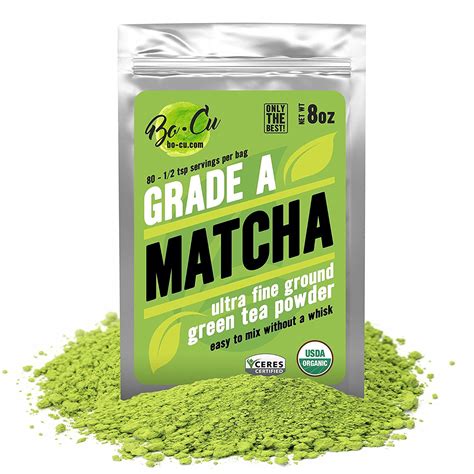 80 Servings Best Organic Matcha Green Tea Powder For Drinking Baking