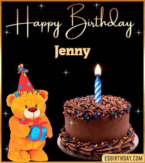 Happy Birthday Jenny  🎂 Images Animated Wishes 28 S