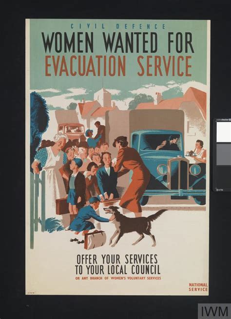 Women Wanted For Evacuation Service Imperial War Museums