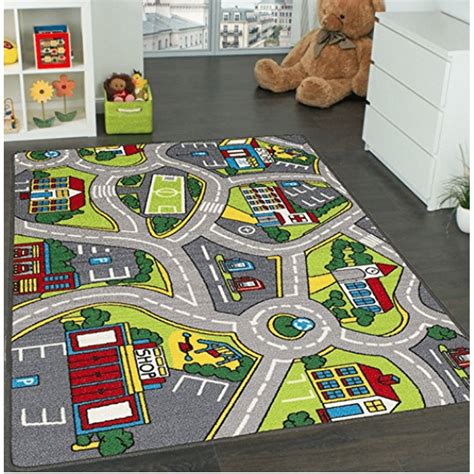 Learning Carpets City Life Play Carpet 5 X 7 New Kids Rugs Great For