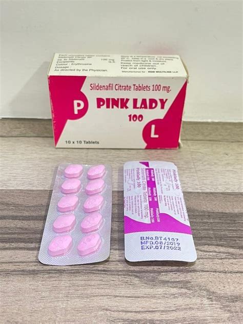 Pink Lady 100mg Tablets At Rs 100strip Erectile Dysfunction Medicine